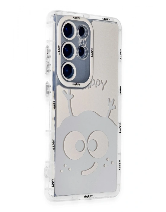 Newface Samsung Galaxy S23 Ultra Kılıf Reflexion Desenli Kapak - Desen 6