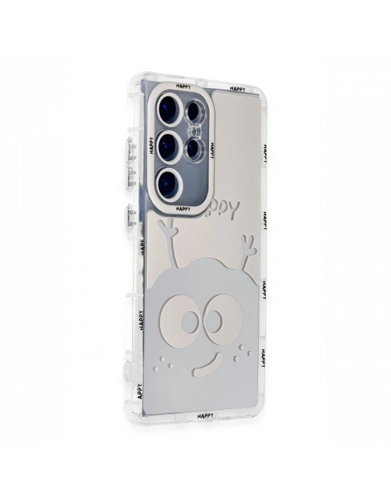 Newface Samsung Galaxy S23 Ultra Kılıf Reflexion Desenli Kapak - Desen 6