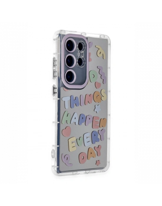 Newface Samsung Galaxy S23 Ultra Kılıf Reflexion Desenli Kapak - Desen 7