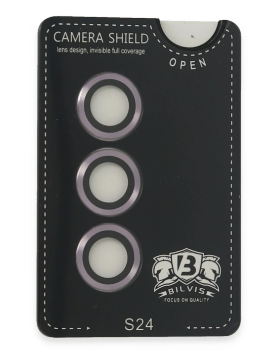 Newface Samsung Galaxy S24 Bilvis Titan Kamera Lens - Derin Mor