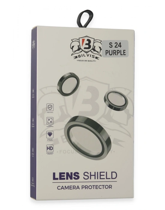 Newface Samsung Galaxy S24 Bilvis Titan Kamera Lens - Derin Mor