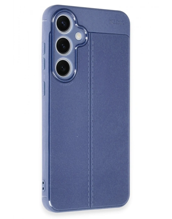 Newface Samsung Galaxy S24 FE Kılıf Auto Focus Kapak - Lacivert