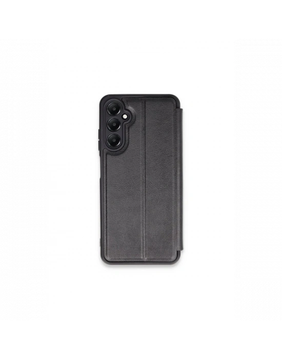 Newface Samsung Galaxy S24 FE Kılıf Flip Cover - Siyah
