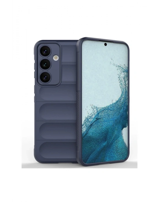 Newface Samsung Galaxy S24 FE Kılıf Optimum Silikon - Lacivert