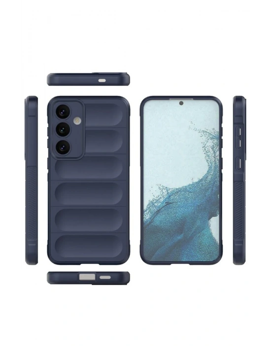 Newface Samsung Galaxy S24 FE Kılıf Optimum Silikon - Lacivert