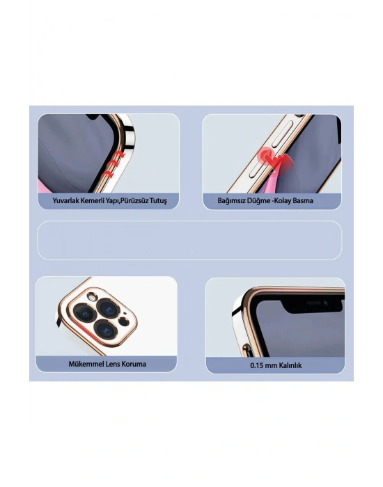 Newface Samsung Galaxy S24 FE Kılıf Volet Silikon - Mavi