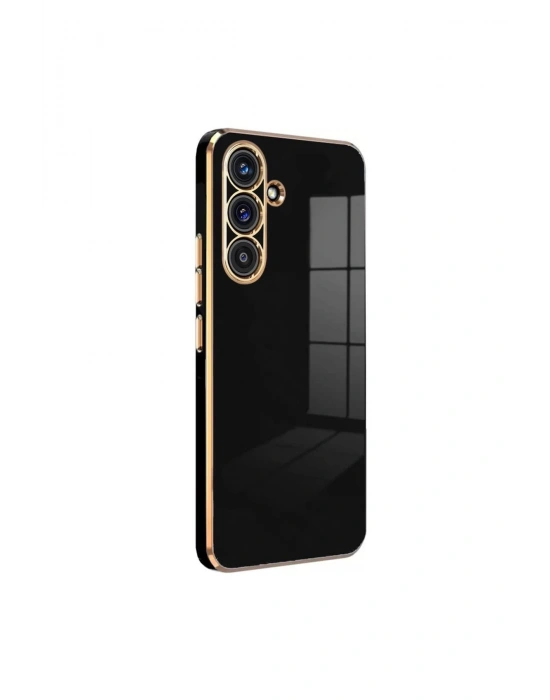 Newface Samsung Galaxy S24 FE Kılıf Volet Silikon - Siyah