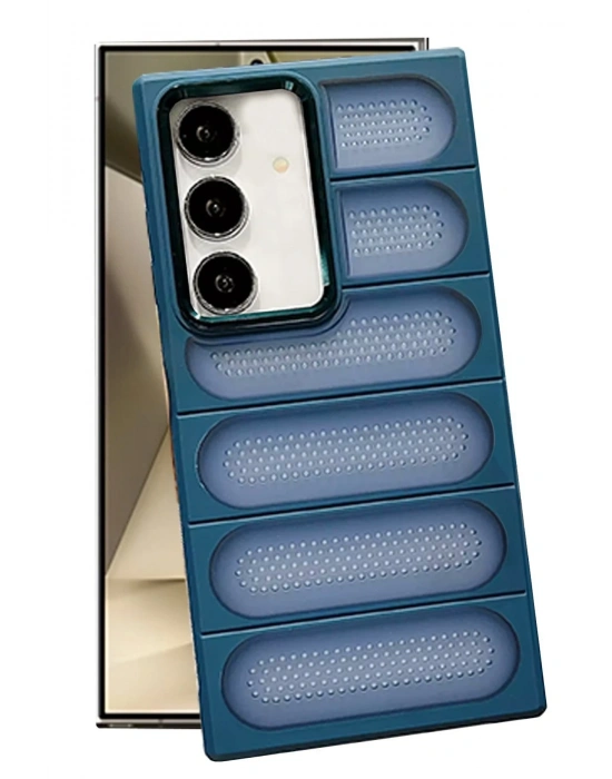 Newface Samsung Galaxy S24 Kılıf Airmax Silikon Kapak - Lacivert