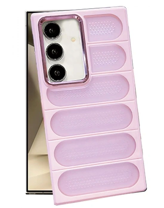 Newface Samsung Galaxy S24 Kılıf Airmax Silikon Kapak - Pembe