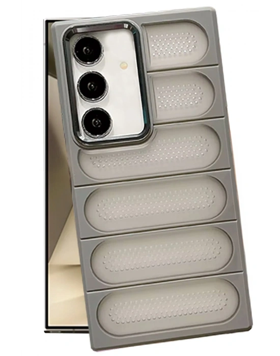 Newface Samsung Galaxy S24 Kılıf Airmax Silikon Kapak - Titan Gri