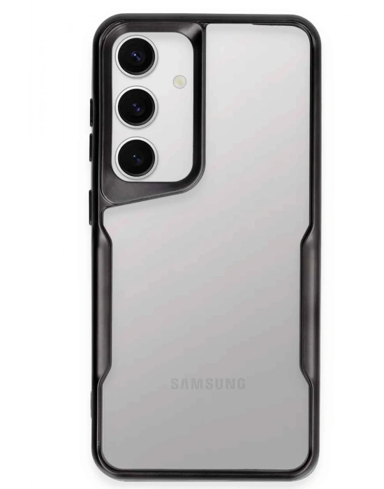 Newface Samsung Galaxy S24 Kılıf Boyi Silikon Kapak - Siyah