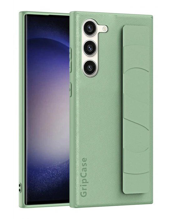 Newface Samsung Galaxy S24 Kılıf Data Kapak - Yeşil