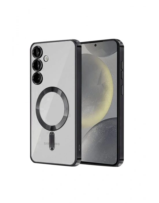 Newface Samsung Galaxy S24 Kılıf Kross Magneticsafe Kapak - Siyah