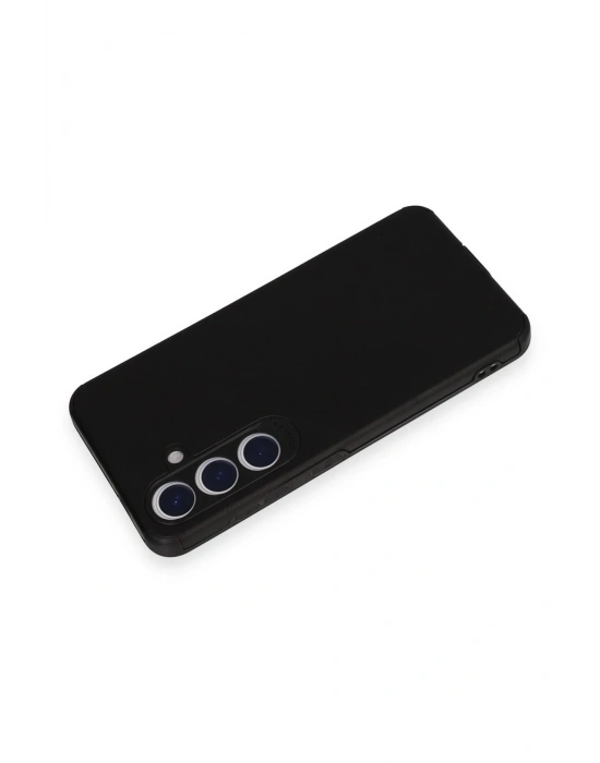 Newface Samsung Galaxy S24 Kılıf Loop Deri Silikon - Siyah