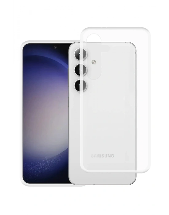 Newface Samsung Galaxy S24 Kılıf Lüx Şeffaf Silikon