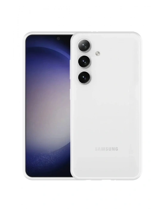 Newface Samsung Galaxy S24 Kılıf Lüx Şeffaf Silikon