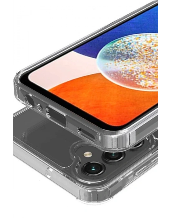 Newface Samsung Galaxy S24 Kılıf Magneticsafe Şeffaf Silikon - Şeffaf