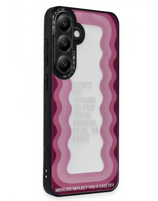 Newface Samsung Galaxy S24 Kılıf Mirror Desenli Kapak - Mirror - 11