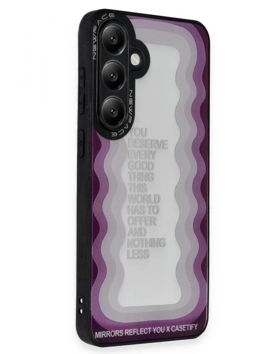 Newface Samsung Galaxy S24 Kılıf Mirror Desenli Kapak - Mirror - 5