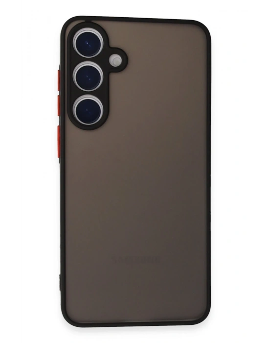 Newface Samsung Galaxy S24 Kılıf Montreal Silikon Kapak - Siyah