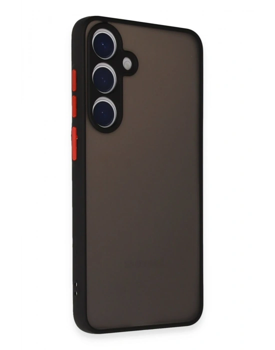 Newface Samsung Galaxy S24 Kılıf Montreal Silikon Kapak - Siyah