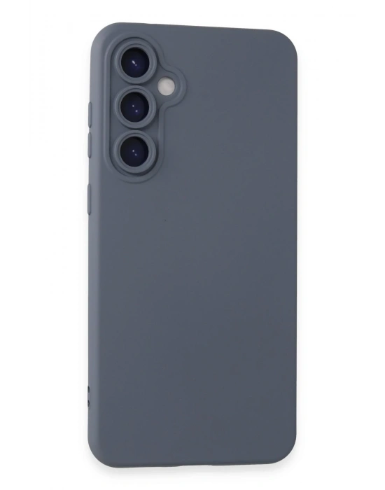 Newface Samsung Galaxy S24 Kılıf Nano içi Kadife Silikon - Gri