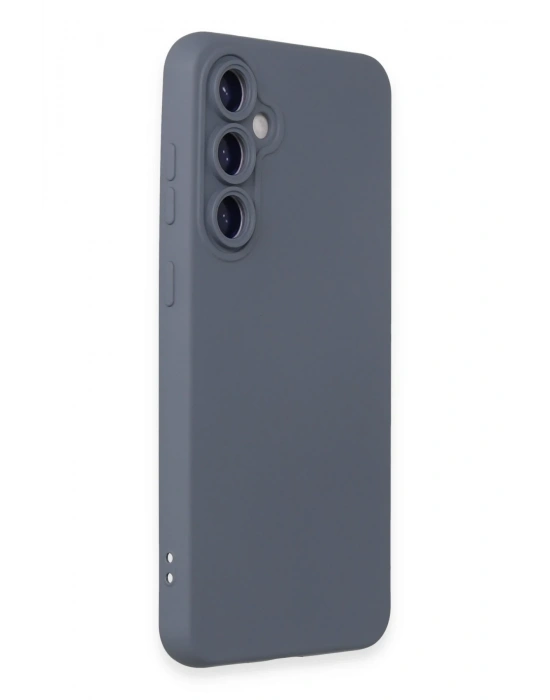 Newface Samsung Galaxy S24 Kılıf Nano içi Kadife Silikon - Gri