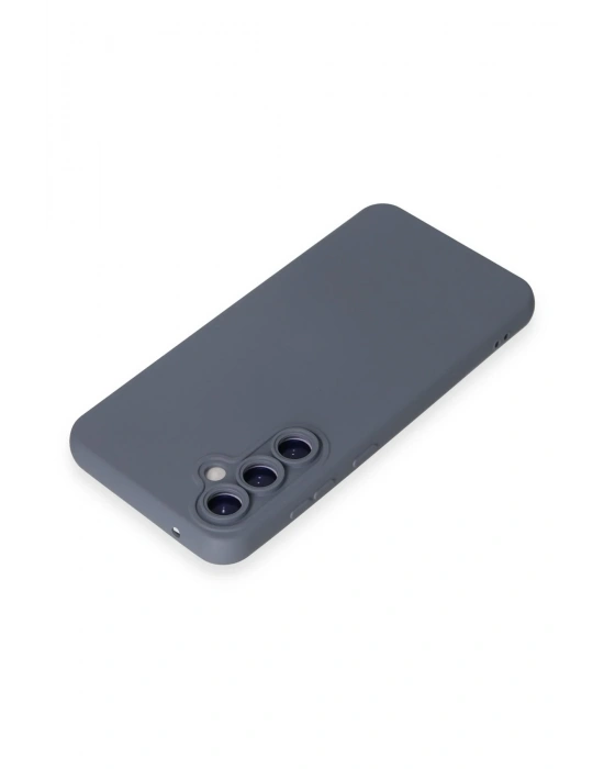 Newface Samsung Galaxy S24 Kılıf Nano içi Kadife Silikon - Gri