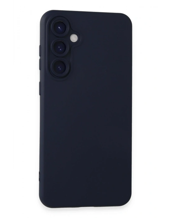 Newface Samsung Galaxy S24 Kılıf Nano içi Kadife Silikon - Lacivert