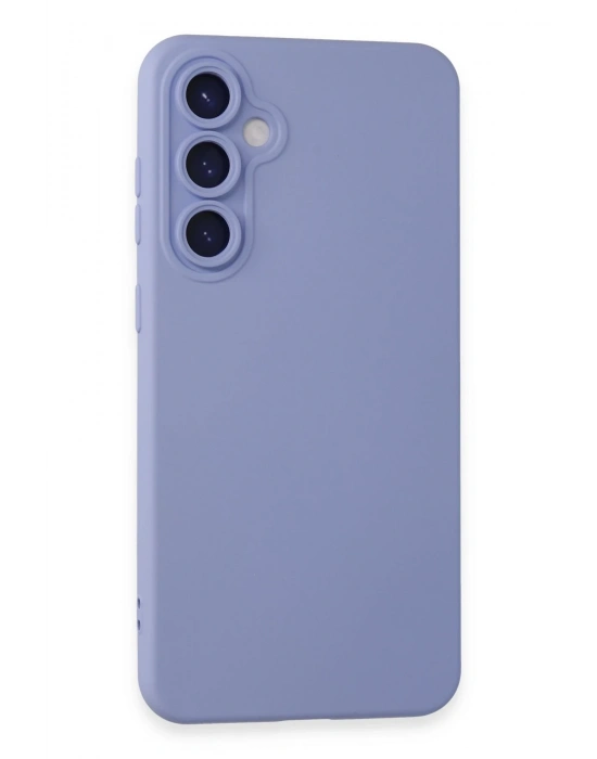 Newface Samsung Galaxy S24 Kılıf Nano içi Kadife Silikon - Lila