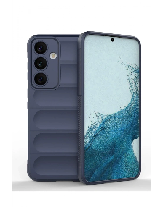 Newface Samsung Galaxy S24 Kılıf Optimum Silikon - Lacivert