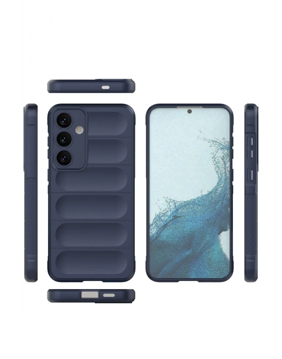 Newface Samsung Galaxy S24 Kılıf Optimum Silikon - Lacivert