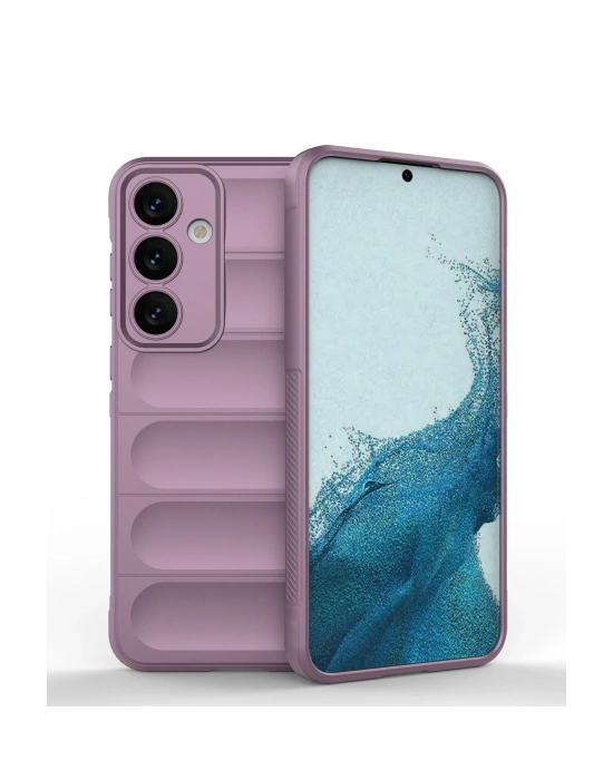 Newface Samsung Galaxy S24 Kılıf Optimum Silikon - Mor