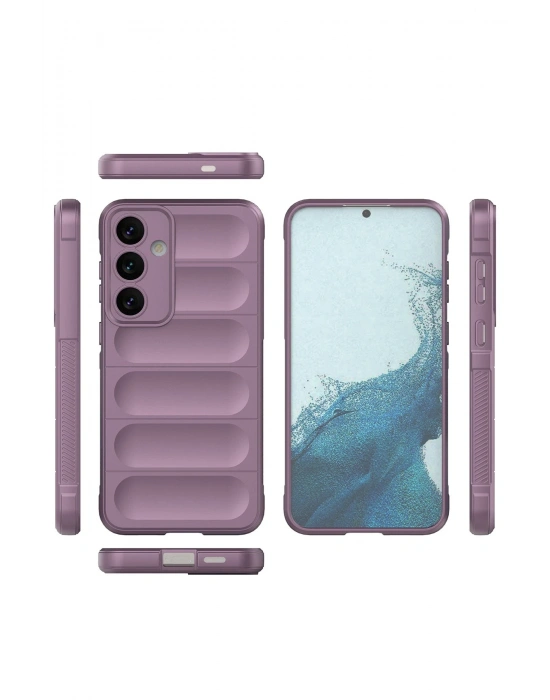 Newface Samsung Galaxy S24 Kılıf Optimum Silikon - Mor