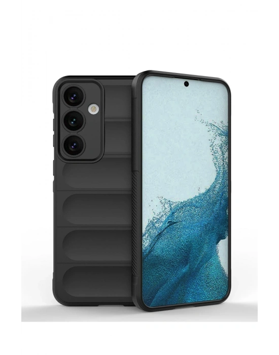 Newface Samsung Galaxy S24 Kılıf Optimum Silikon - Siyah