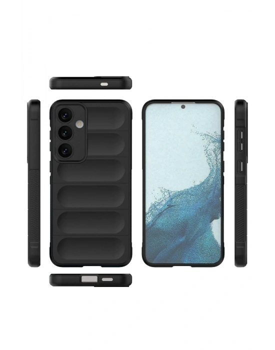 Newface Samsung Galaxy S24 Kılıf Optimum Silikon - Siyah