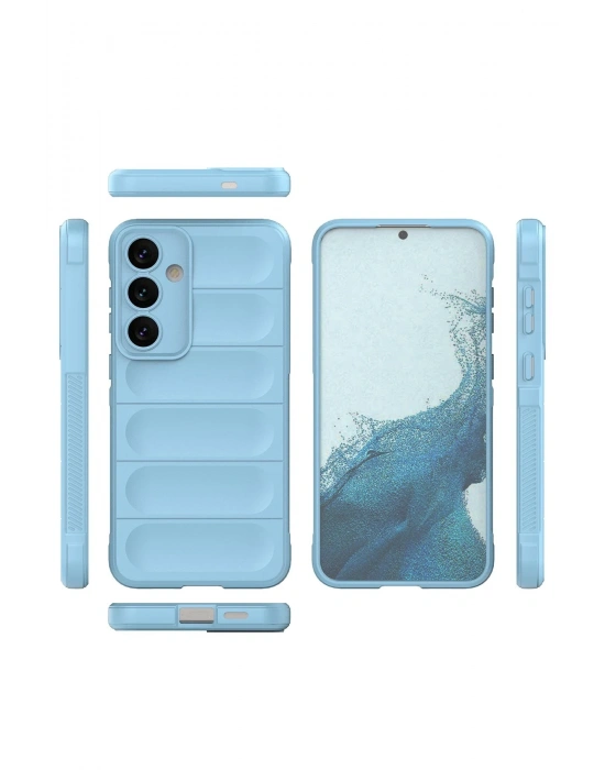 Newface Samsung Galaxy S24 Kılıf Optimum Silikon - Sky Blue