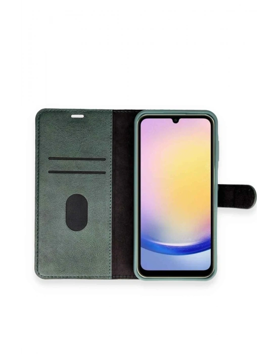 Newface Samsung Galaxy S24 Kılıf Trend S Plus Kapaklı Kılıf - Taba