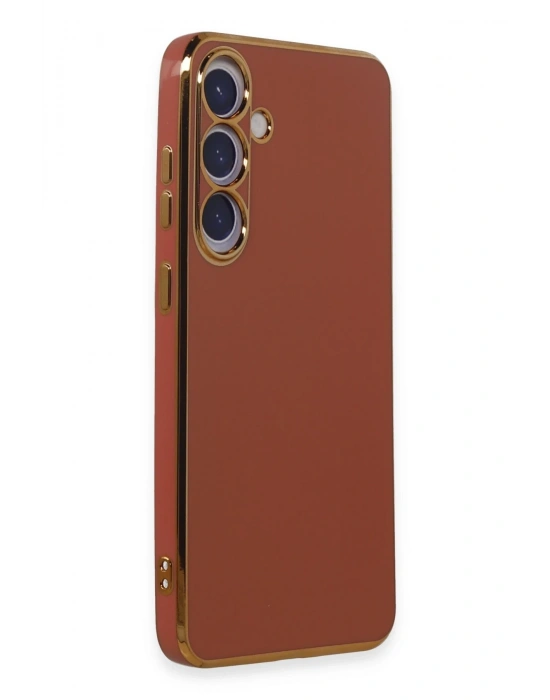 Newface Samsung Galaxy S24 Kılıf Volet Silikon - Kırmızı