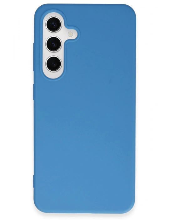 Newface Samsung Galaxy S24 Plus Kılıf First Silikon - Mavi