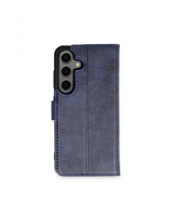 Newface Samsung Galaxy S24 Plus Kılıf Trend S Plus Kapaklı Kılıf - Lacivert