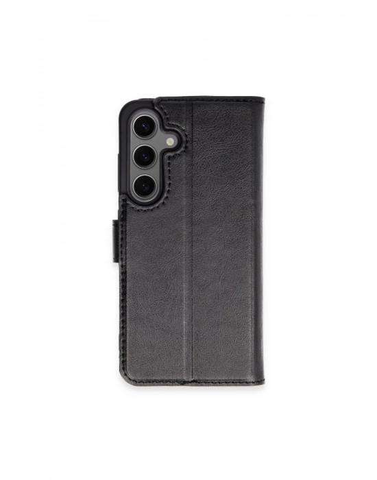 Newface Samsung Galaxy S24 Plus Kılıf Trend S Plus Kapaklı Kılıf - Siyah