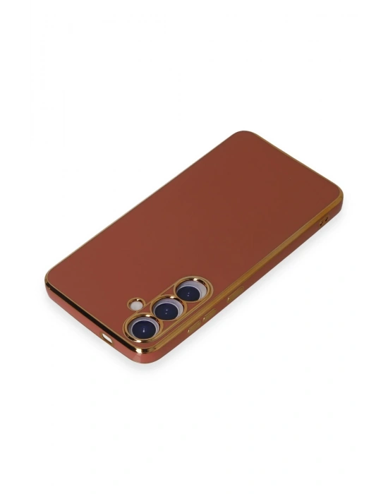 Newface Samsung Galaxy S24 Plus Kılıf Volet Silikon - Kırmızı