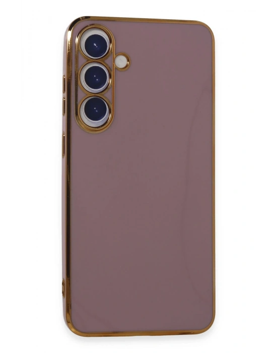 Newface Samsung Galaxy S24 Plus Kılıf Volet Silikon - Mor