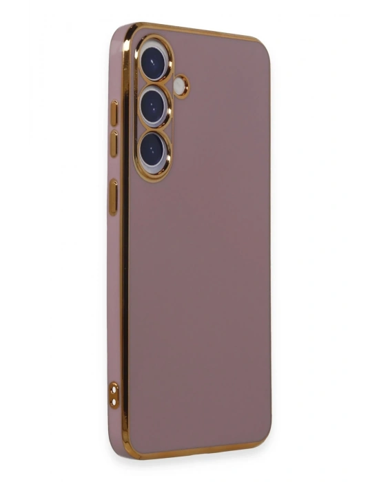 Newface Samsung Galaxy S24 Plus Kılıf Volet Silikon - Mor