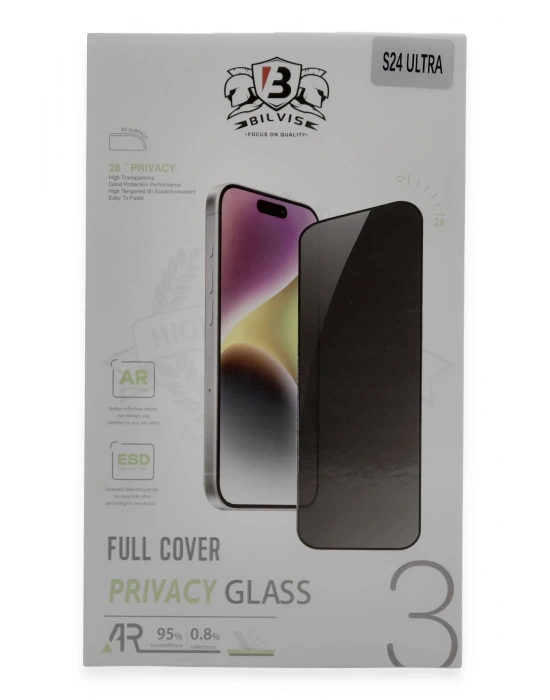 Newface Samsung Galaxy S24 Ultra Bilvis Hayalet Cam Ekran Koruyucu