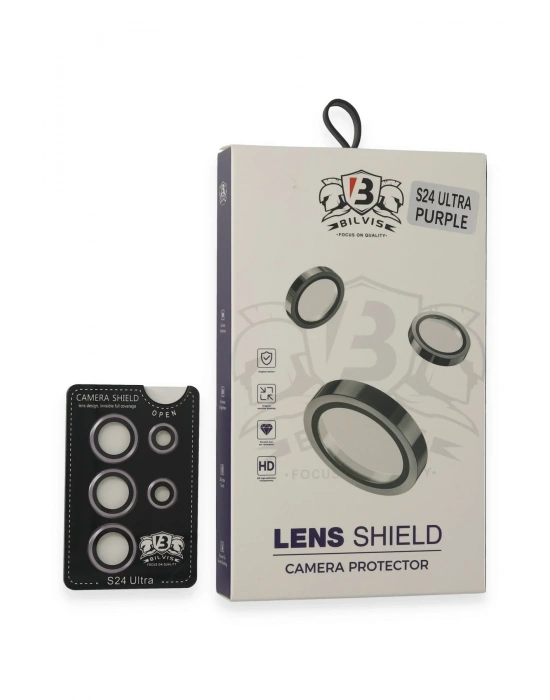 Newface Samsung Galaxy S24 Ultra Bilvis Titan Kamera Lens - Derin Mor