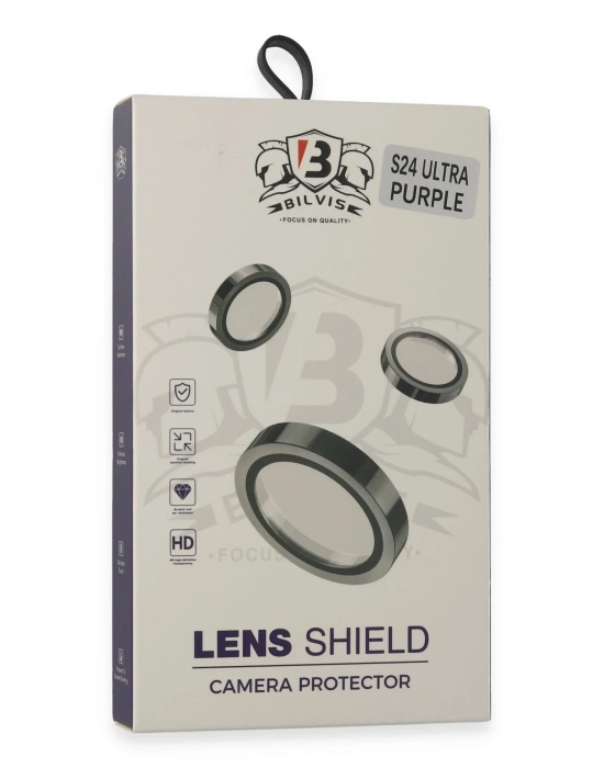 Newface Samsung Galaxy S24 Ultra Bilvis Titan Kamera Lens - Derin Mor