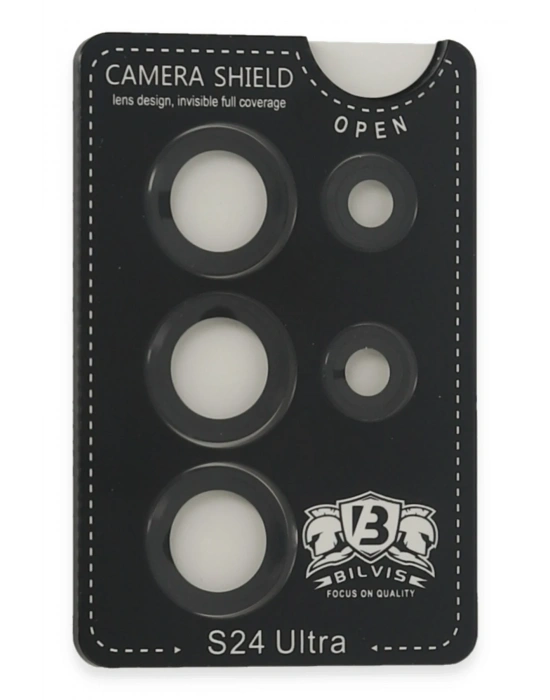 Newface Samsung Galaxy S24 Ultra Bilvis Titan Kamera Lens - Siyah