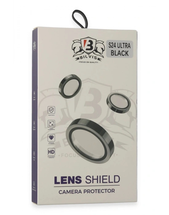 Newface Samsung Galaxy S24 Ultra Bilvis Titan Kamera Lens - Siyah